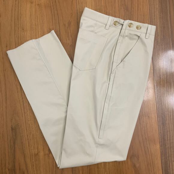 Narrative Apparel Flat Front Khaki Pants Size S NWOT - Picture 2 of 11